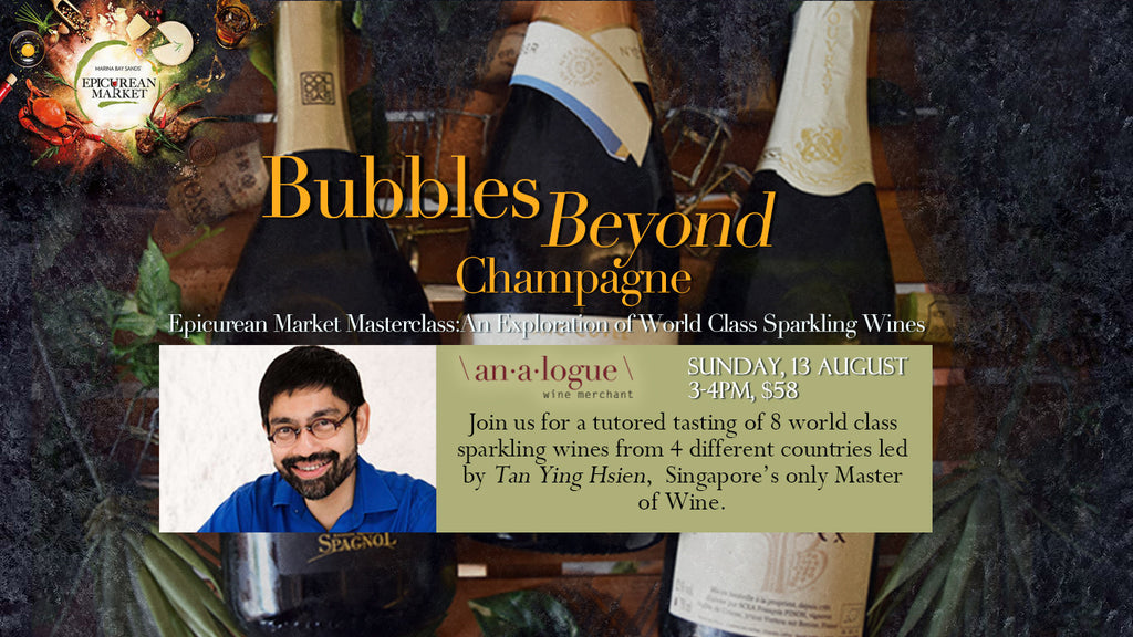 Bubbles Beyond Champagne - A Masterclass by SG's only MW!